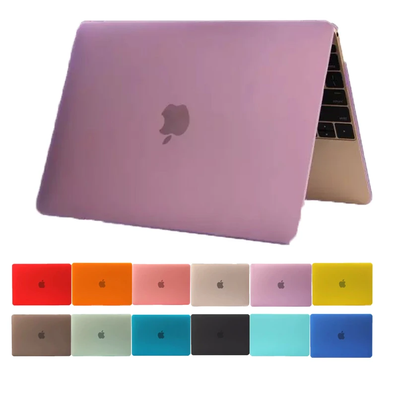 Новый прозрачный Кристальный/матовый чехол для Apple Macook 12 Жесткий Защитный Macbook Air