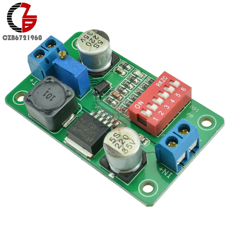 DC-DC LM2596 3A Напряжение 5 V-36 V до 1,5 V-33 V понижающего преобразователя постоянного тока трансформатор Регулируемый силовой модуль для Arduino