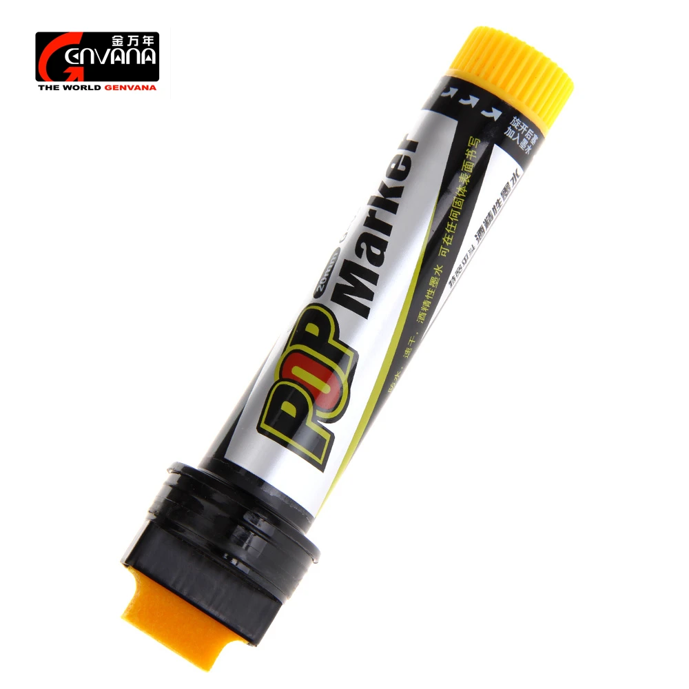 

LifeMaster Genvana Pop Marker 20mm Alcohol Based Ink Mark on Anything/Poster Design Fast Dry Waterproof Ink G-0930