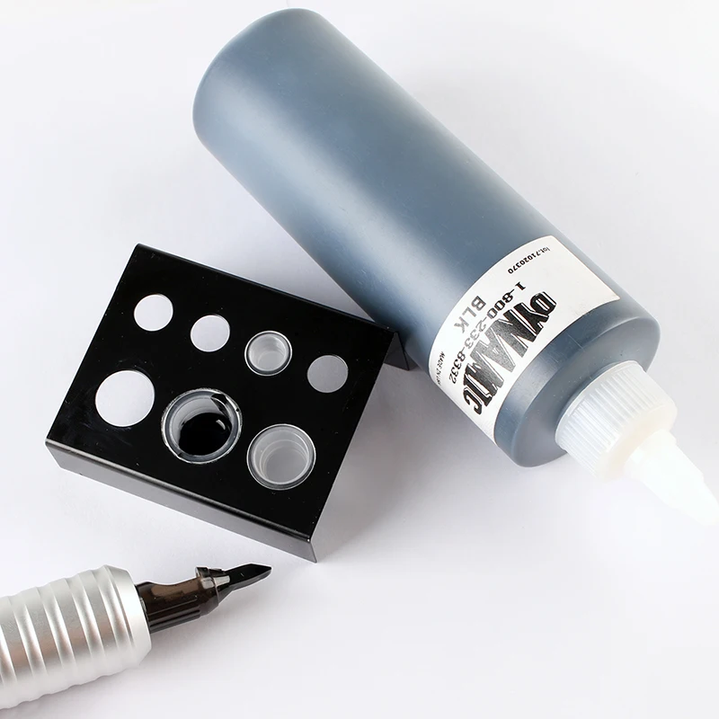 

High Quality Dynamic Color Black Tattoo Ink (8oz) Permanent Makeup Body Paint Pigment For Lining And Shading Tattoo supplies
