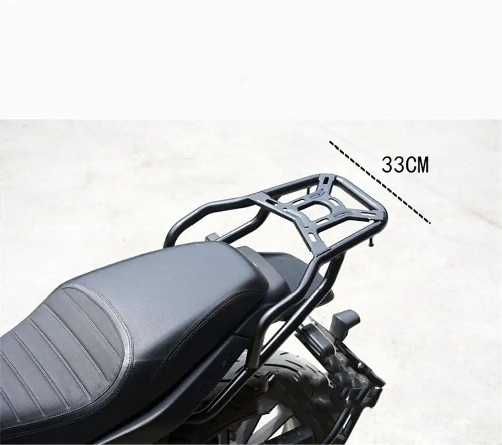 For Benelli Leoncino 500 BJ500 BJ 500 Rear Side Saddle Bag Box Motorcycle Luggage Rack Carrier with Backrest