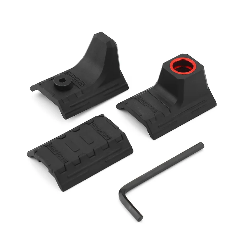 

Tactical MLOK Hand Stop for M-LOK Attachment System Fit M-Lok Free Float Handguard eMag Pul Plastic Rail Cover