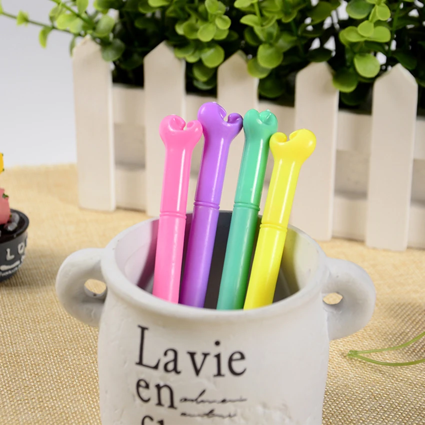 

1pc Bone Gel Pen Cute Pen Stationary Kawaii School Supplies Gel Ink Pen School Stationary Office Suppliers Pen Kids Gift Office