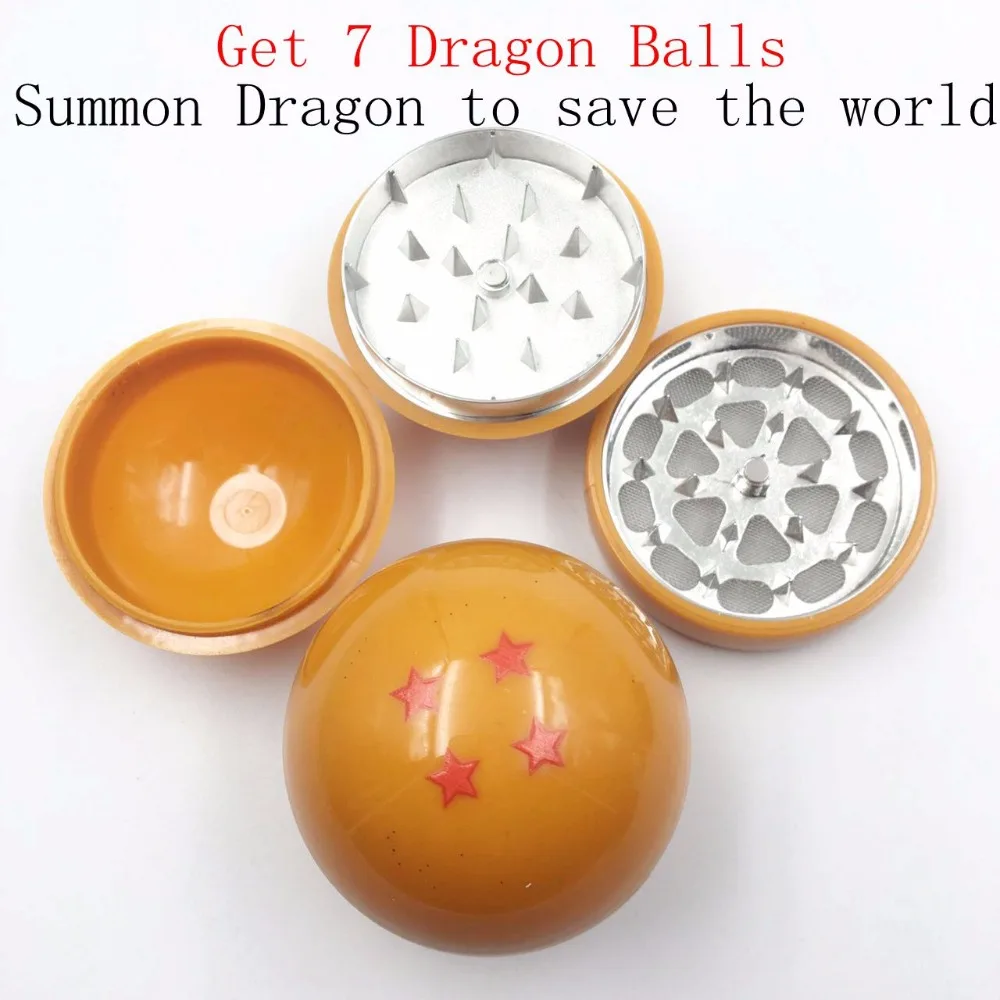 Dragon Ball 4 Stars Herb Grinder Elf cartoon Grinder Piece Weed Grinder