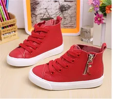 2017 nouveaux enfants shoes de microfibre en cuir garçons et filles sport shoes respirant étanche casual shoes taille 24-37