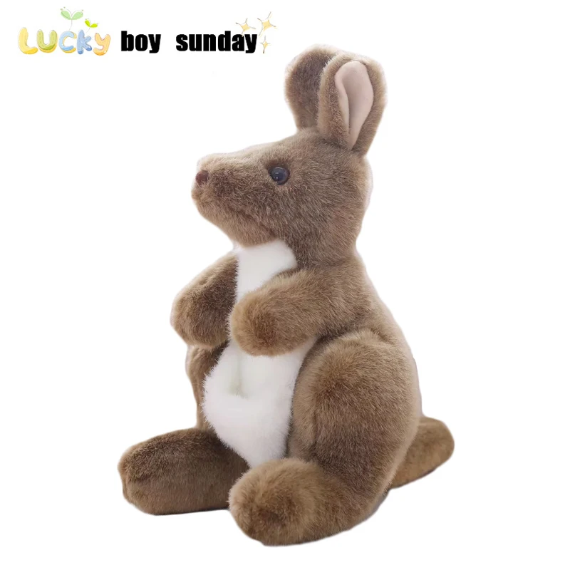 1pcs Plush Kangaroo Toy 27cm High Quality Emulational Animal Toy