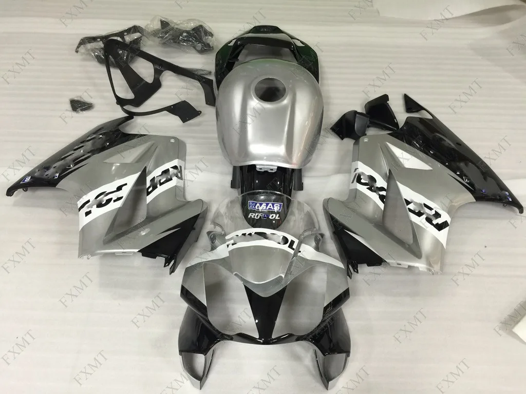 Body Kits VFR 800 2002 2013 06 07 Silvery Black for REPSOL Full Body