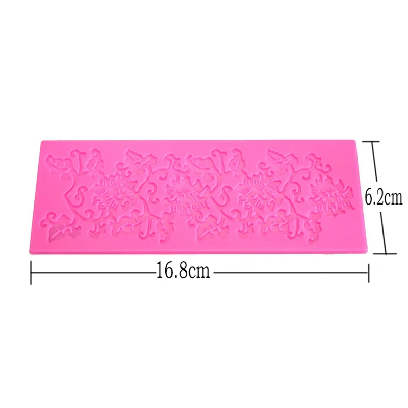 1 шт. силиконовый коврик для формы с цветочным узором 3D кружевная форма
