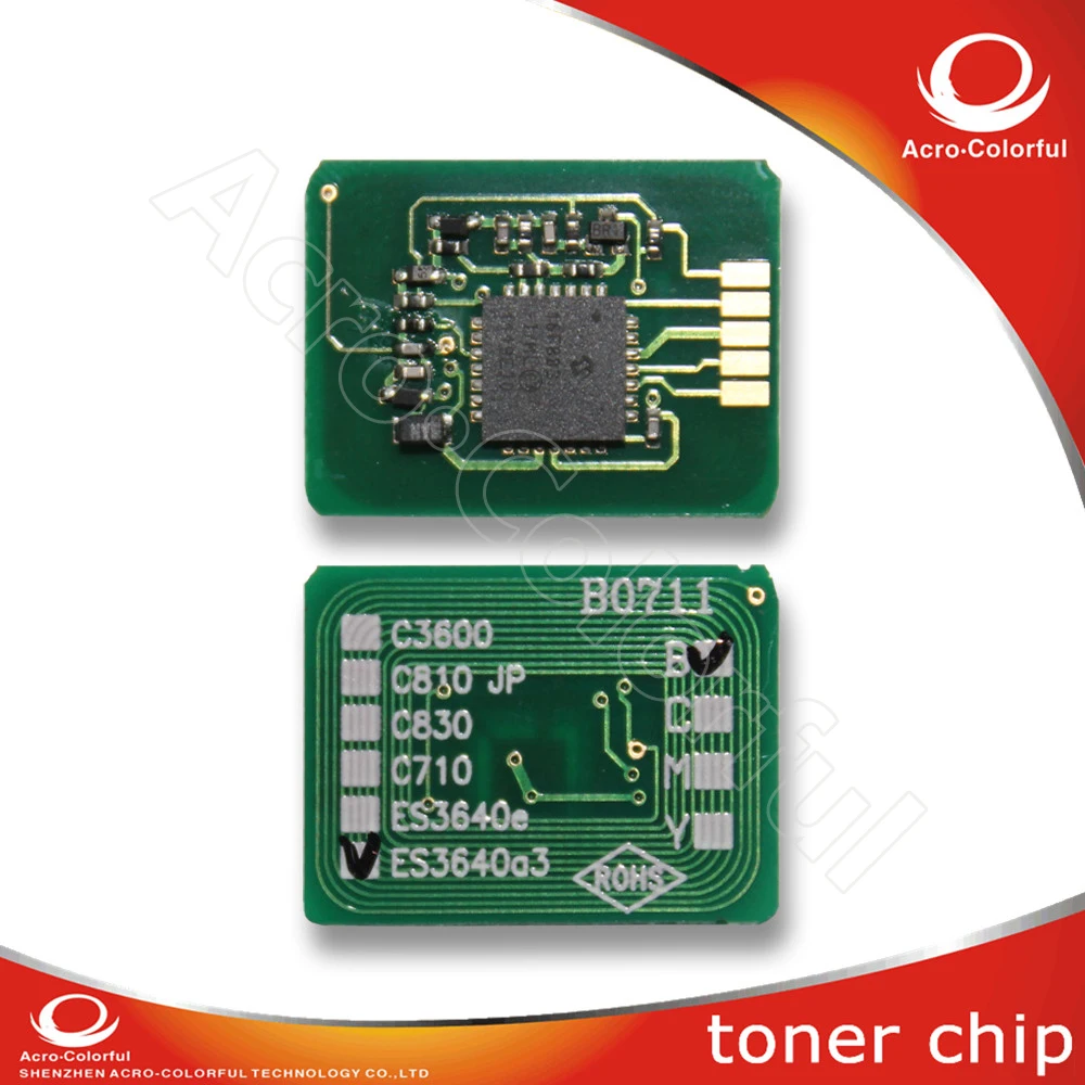 

Laser printer Spare Parts Color Cartridge compatible for OKI ES3640a3 ES3640 toner reset chip