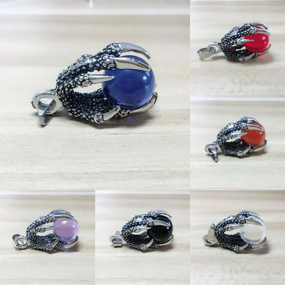 

Domineering personality dragon claw neutral necklace popular street hip hop pendant fashion stainless steel pendant