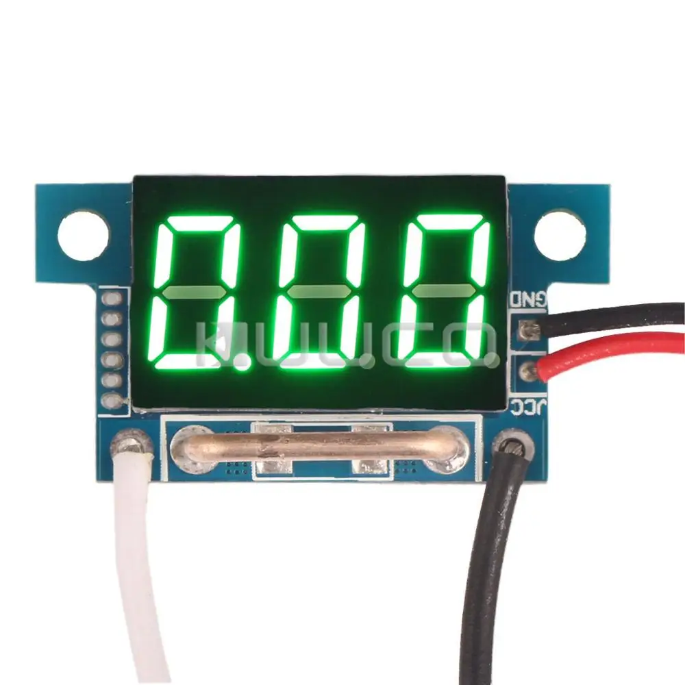 

Digital Ammeter DC 0~10A Green LED Ampere Meter DC 5V 12V 24V Current Meter Ampere Tester