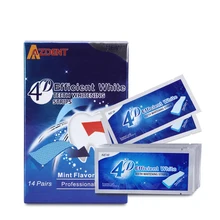 AZDENT Hot 14/28 pochettes 3D mis à jour 4D bandes de blanchiment des dents blanchiment des dents blanchiment Gel de blanchiment avancé whitestrip