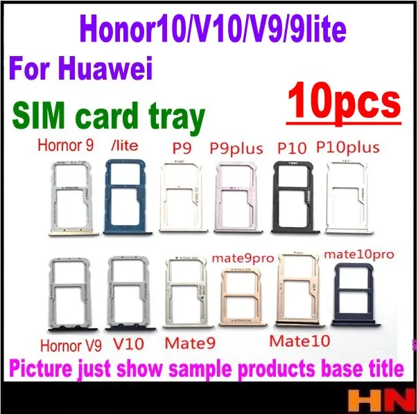 10pcs wholesale SIM Card Reader Tray Holder Slot For Huawei Honor 10