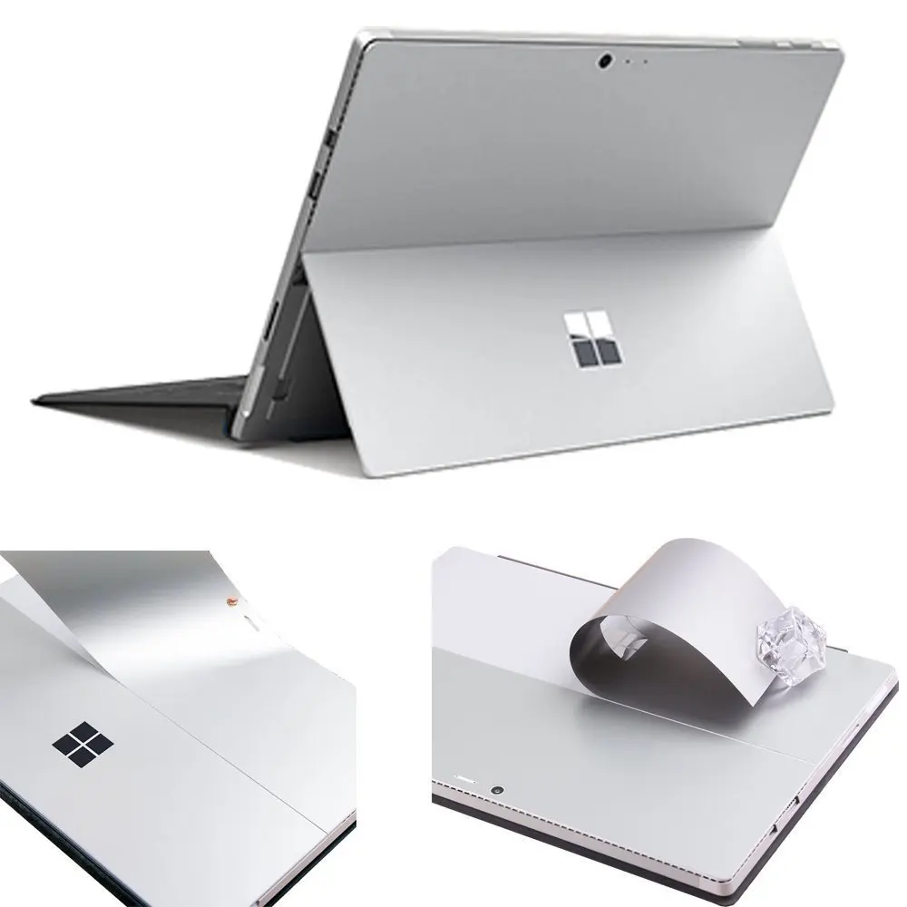 Дешево XSKN для microsoft Surface Pro 6 (2018 +) Surface Pro 5, Surface Pro 4, 12,3 дюйма, ультратонкая накладка из чистого серебра, защитная пленка