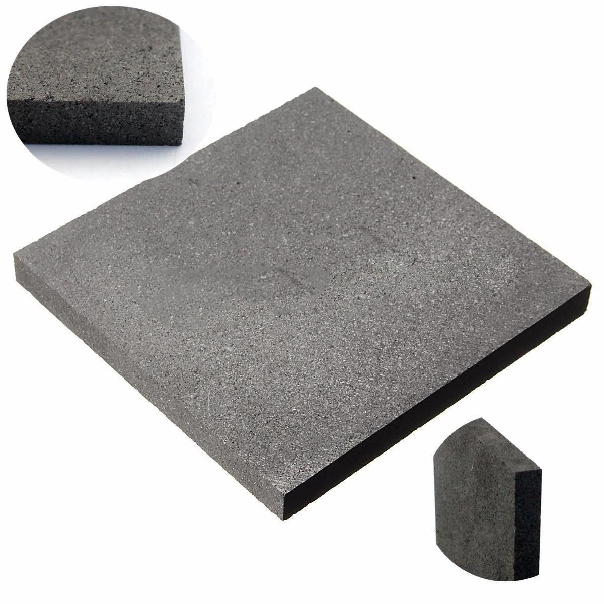 1pc New 100mm*100mm*10mm Graphite Block Sheet Electrode Rectangle Plate Ingot
