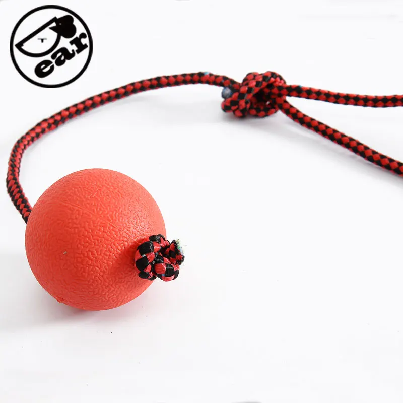 Solid Rubber Dog Chew Training Ball Toys Tooth Cleaning Chew Ball Puppy