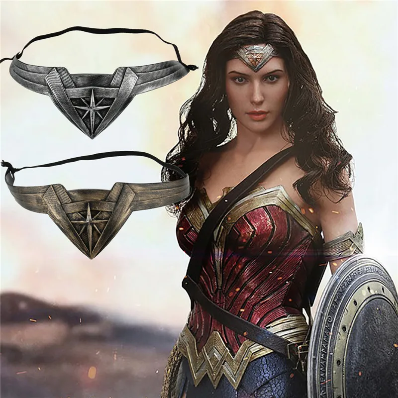 

Wonder Woman Diana Prince Cosplay Tiara Headband Crown Superhero Headwear Accessories Props Halloween