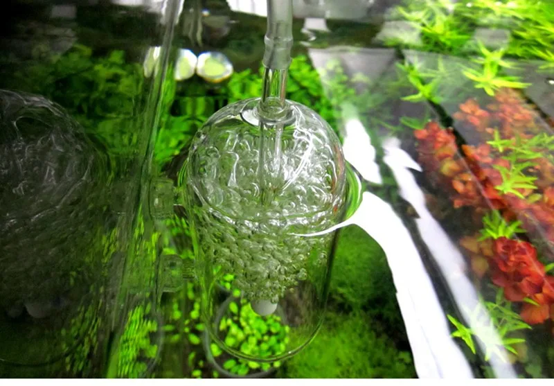 CO2 распылитель счетчик пузырьков 2 в 1 VIV мини нано стекло стиль ada воды завод аквариум