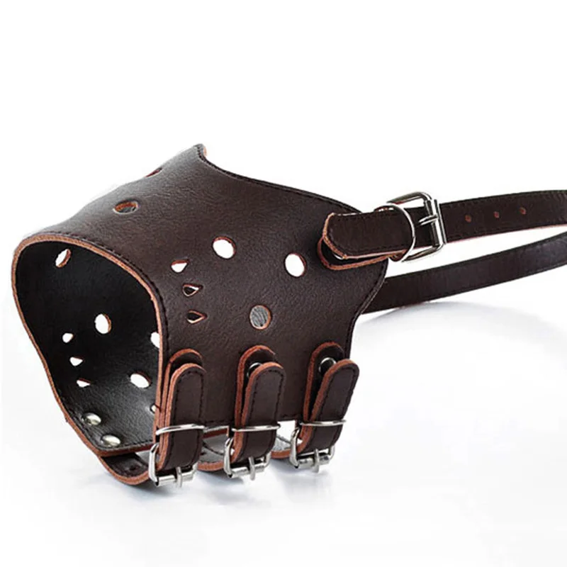 PU-Leather-Pet-Dog-Anti-Bite-Muzzle-Adjustable-Mouth-Cover-Basket-Mask-for-Small-Medium-Large-Size-Dogs-Animal-Safety-Security-PL0047 (1)