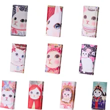 2016 Fashion Women Wallets Leather Cat Printed Clutch Card Holder Coin Purse Wallet Day Clutch Purse Carteira Feminina 10 styles