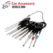Prise de voiture Circuit imprimé harnais de fil Terminal Extraction Pick connecteur broche à sertir aiguille arrière enlever ensemble d'outils