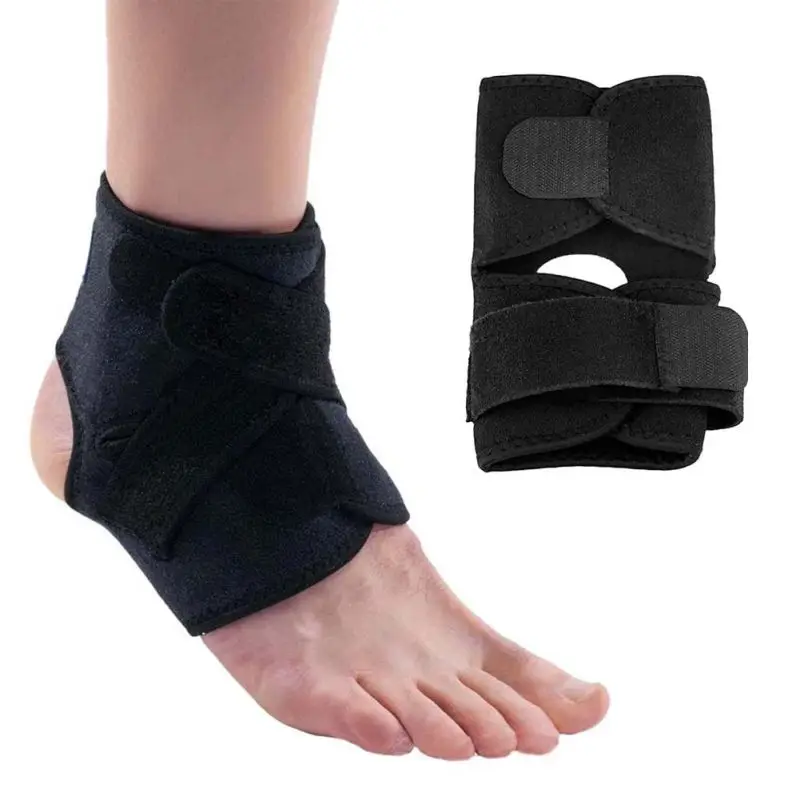 

Adjustable Foot Ankle Support Elastic Brace Guard Ankle Protector Football Basketball Equipment for Exercise Sport