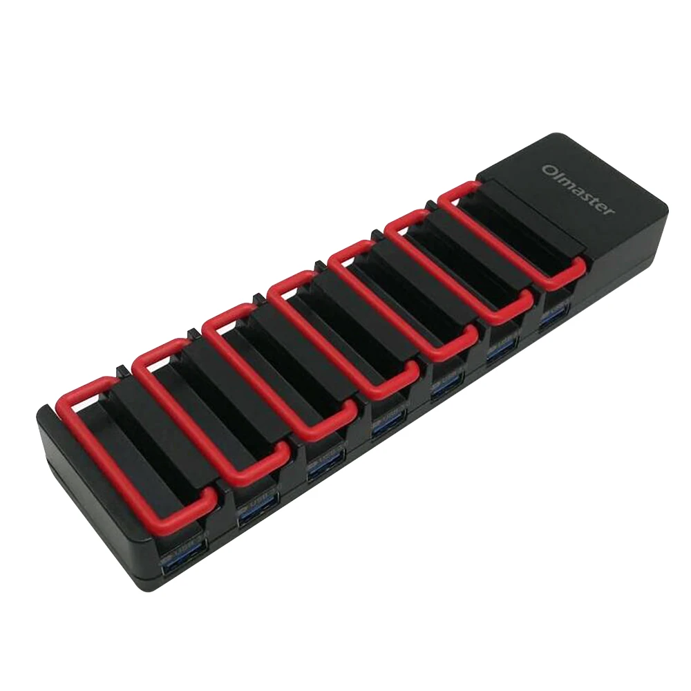 OImaster USB3.0 концентратор адаптер 7 портов зарядная станция высокоскоростное
