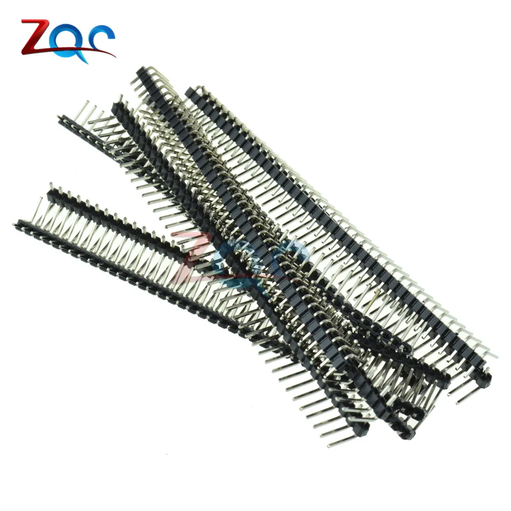 5Pcs Pitch 254Mm 2X40 Pin 80 Double Row Right Angle Male Header Strip Connector huismerk kopen in de aanbieding 5Pcs Pitch 254Mm 2X40 Pin 80 Double Row Right Angle Male Header Strip Connector huismerk kopen in de aanbieding