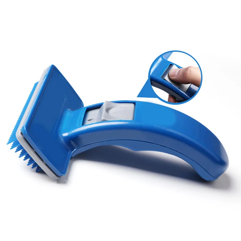 

Dog Brush Automatic Tools Dog Grooming Shedding Comb For Dogs Trimming Brush Removes Pet Hairs