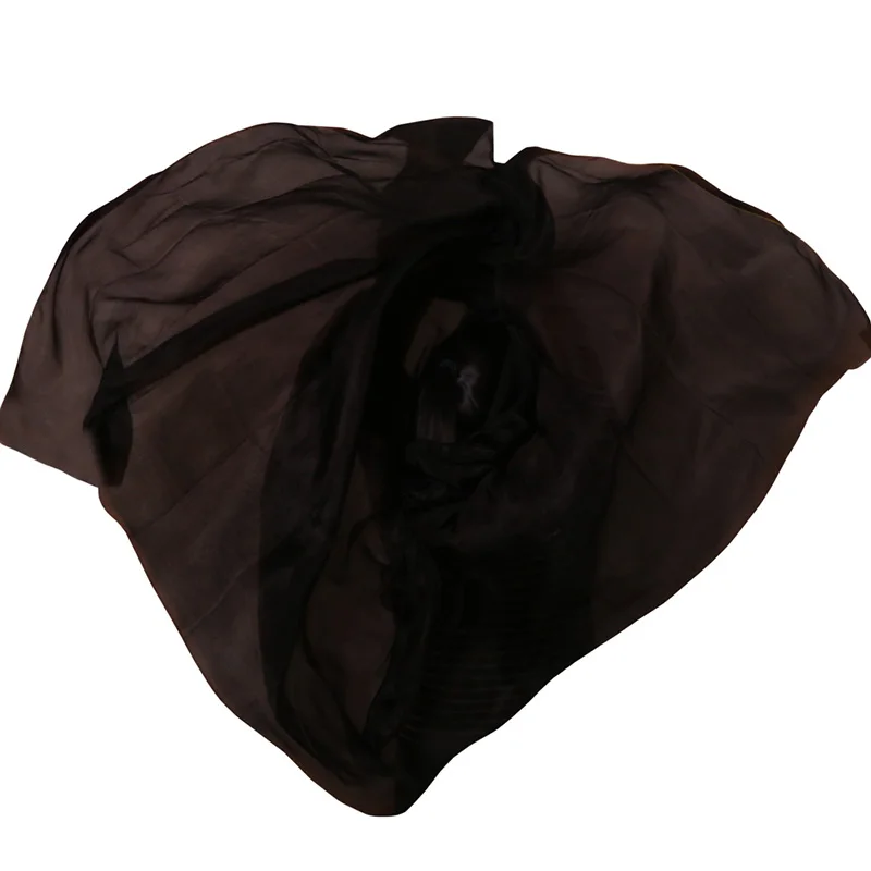 Шелковые Вуали для танца живота, шаль, шарф, чистый черный цвет, для занятий танцами живота, шелковые вуали для выступлений