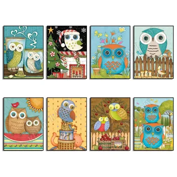 

Diamond Painting Cartoon Owl DIY Diamond Embroidery Beaded Cross Stitch Handmade Pixel Hobby & Crafts Diamond Mosaic Picture Art