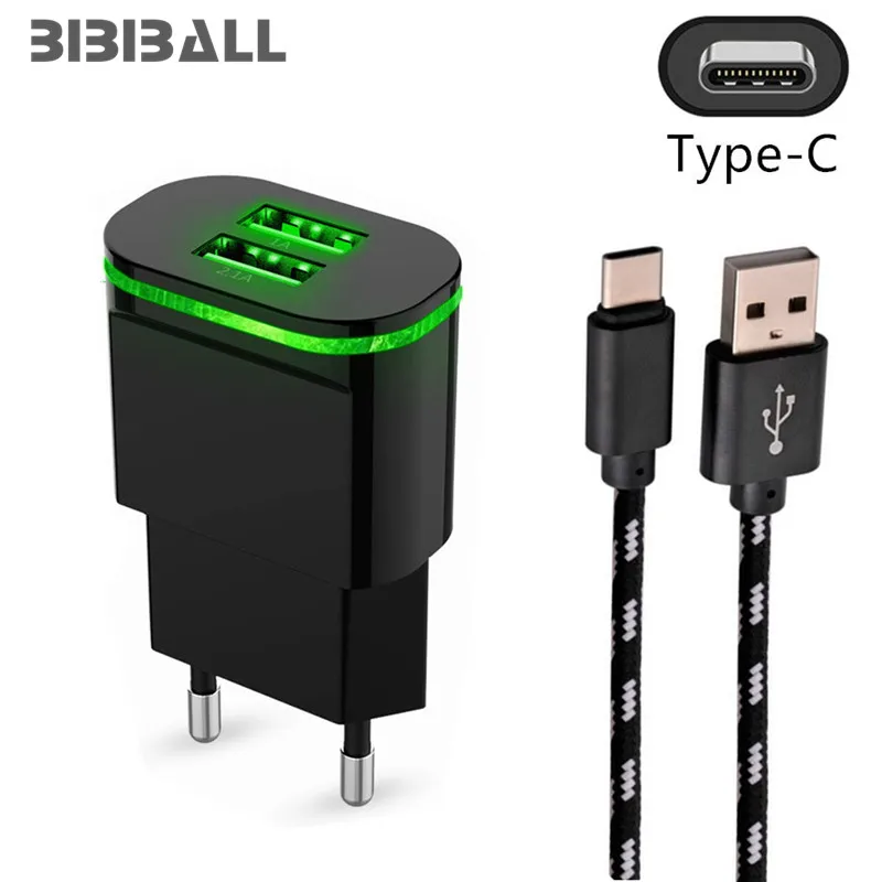 Быстрое зарядное устройство Type C + 2 порта 2A usb для samsung s8 lg G6 g5 huawei P10 Xiaomi mi 8 a1 6X Nubia z11