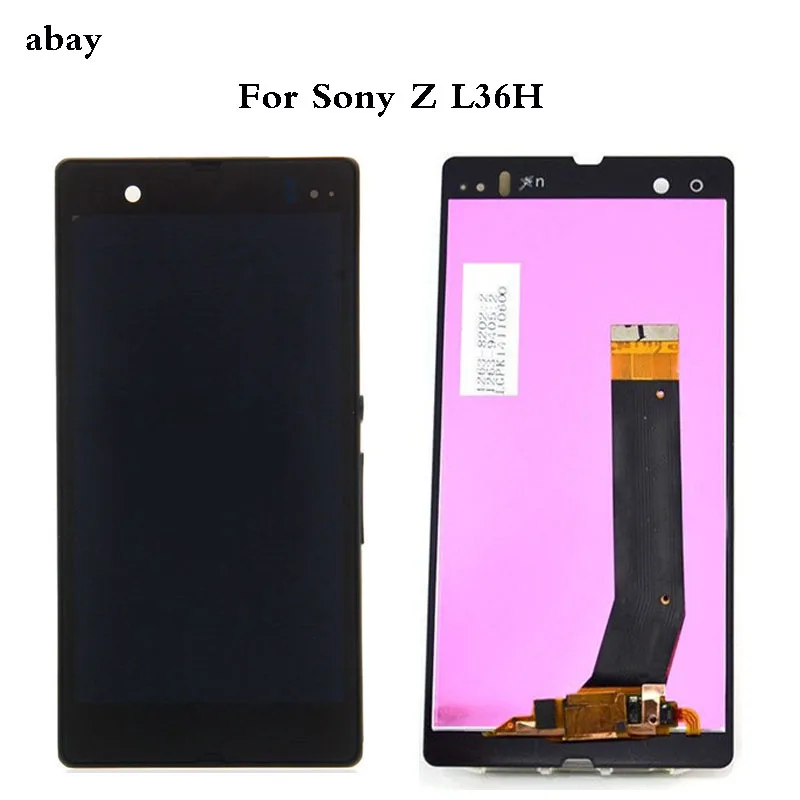 5 inch Display For SONY Xperia Z LCD Touch Screen With Frame For SONY Xperia Z