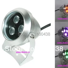 Высокая мощность, хорошее качество, IP65 9 Вт светодиодный RGB прожектор, светодиодный проектор RGB свет, работающего на постоянном токе 12 В, DS-06-26-9W-RGB, с регулируемой яркостью