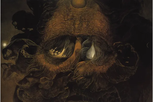 diy frame zdzislaw beksinski dark fantasy artwork poster fabric silk