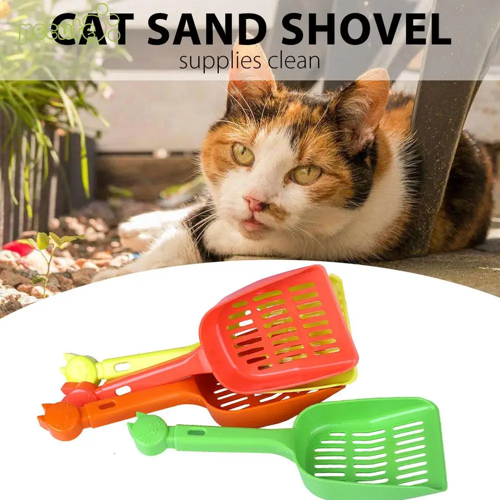 2 In 1 Cat Litter Shovel Pet Cleanning Tool Plastic Cleaning Products Toilet For