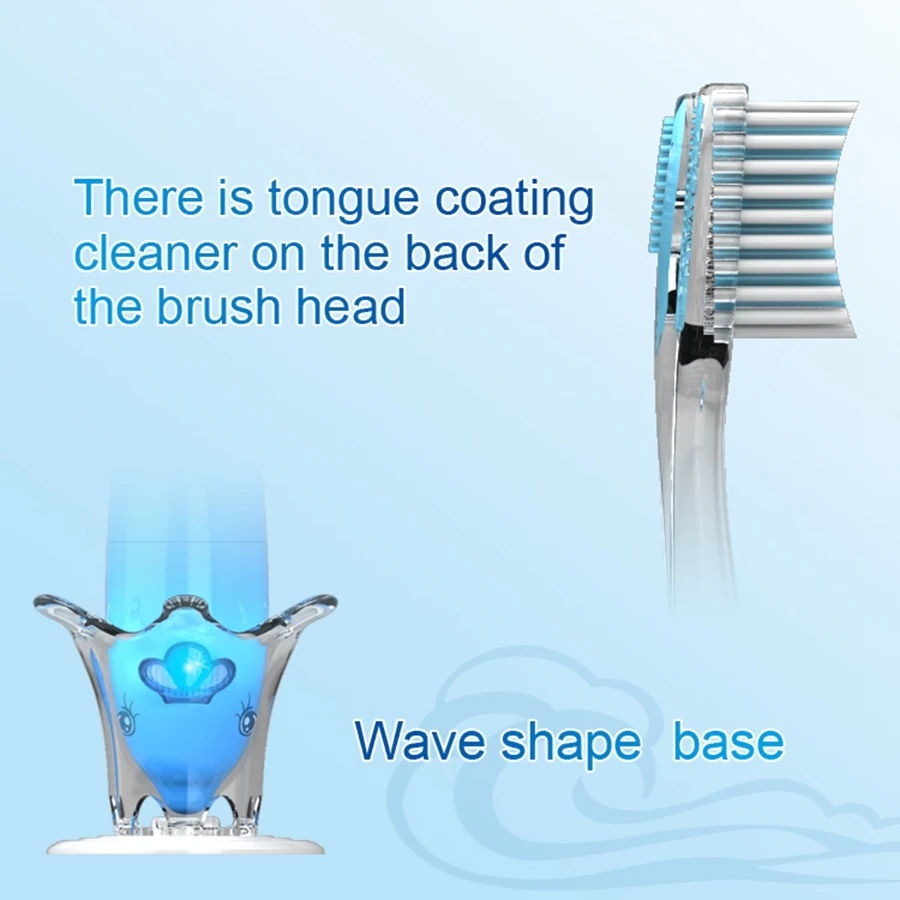 Escova de Dentes Adorável dos Desenhos Animados com Música Cuidados com o Bebê Crianças Bateria Operado Elétrica Melhor Compra Canções Led Luz Suave Goma Presente 6 Cheap Escovas de dente elétricas