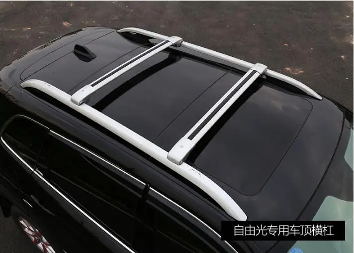 Автомобильный Алюминиевый багажник на крышу, багаж, багаж, перекрещивающийся стержень для Mitsubishi Pajero Sport 2010-(с замком)(серебристо-черный