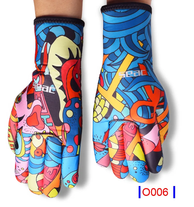 

2.5mm Neoprene Diving Gloves Camo Snokling Keep Warm Spearfishing Wetsuits Gloves Sucba Equipment Anti Scratch Surfing Drifting