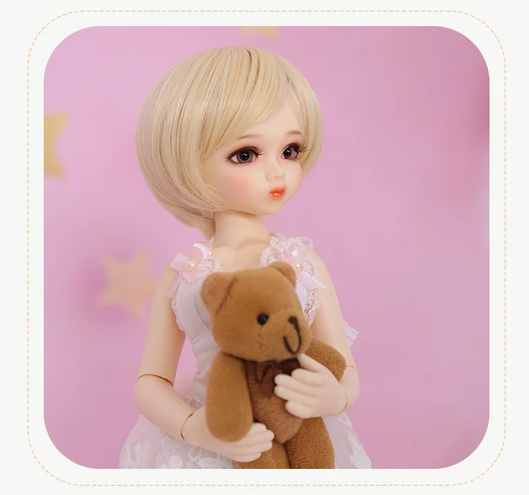 Unoa Chibi Lilin BJD кукла 1/6 Dollfie мульти Лицевая панель Prim Спящая Подмигивающая озорная игрушка для девочки Лучший подарок на день рождения