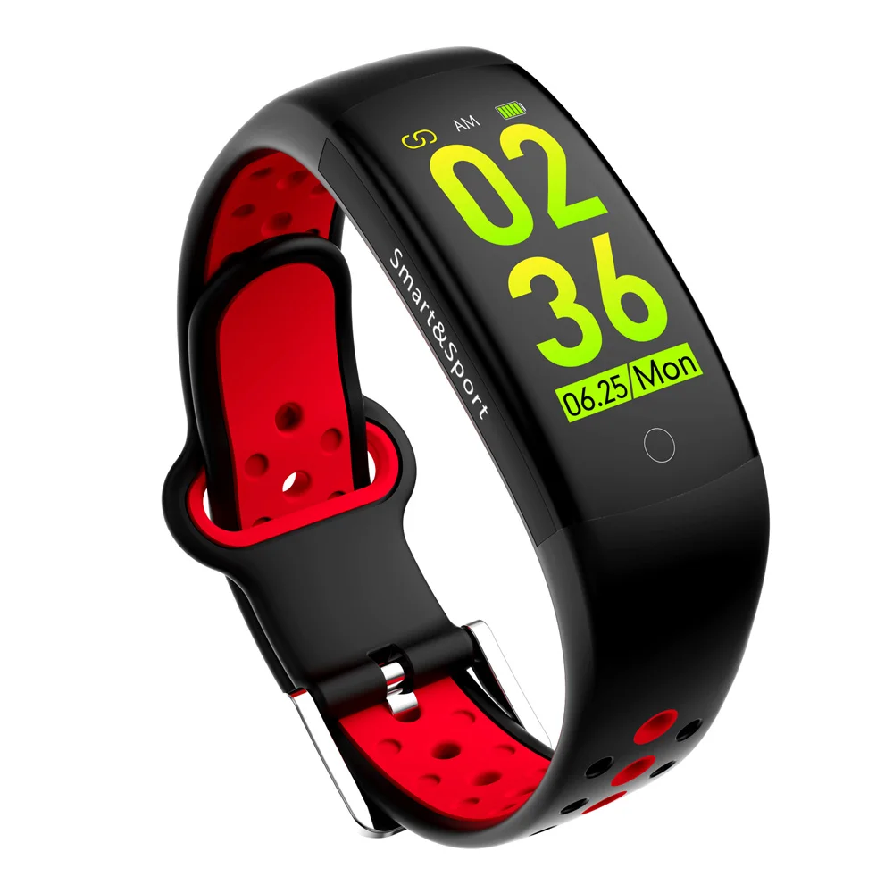 VESTMADRA Q6S 3D Dynamic UI Fitness Tracker Heart Rate Monitor Wristband IP68 Waterproof Smart Band for Android IOS Phone (24)