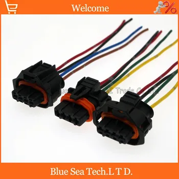 

Sample,3 PCS 4 Pin 3.5mm Auto senser plug,diesel common rail injector/intake pressure plug with cable for Bosch connector