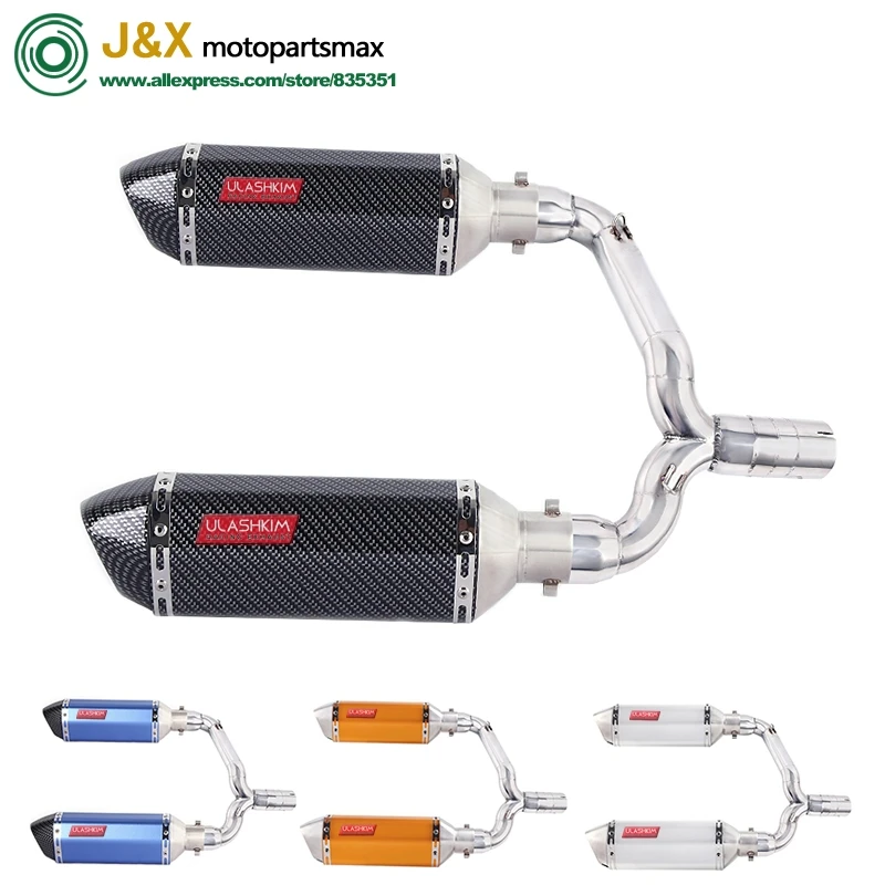 Слипоны для suzuki GSR400 GSR600 BK400 BK600 GSR BK 400 600 мотоцикл Exhuast Escape полная выхлопная средняя