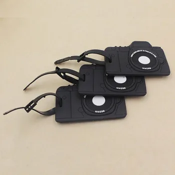 

Camera Shape Luggage Tags Portable Secure Travel Kit Suitcase Id Black Handbag Tote Bag Travel Accessories
