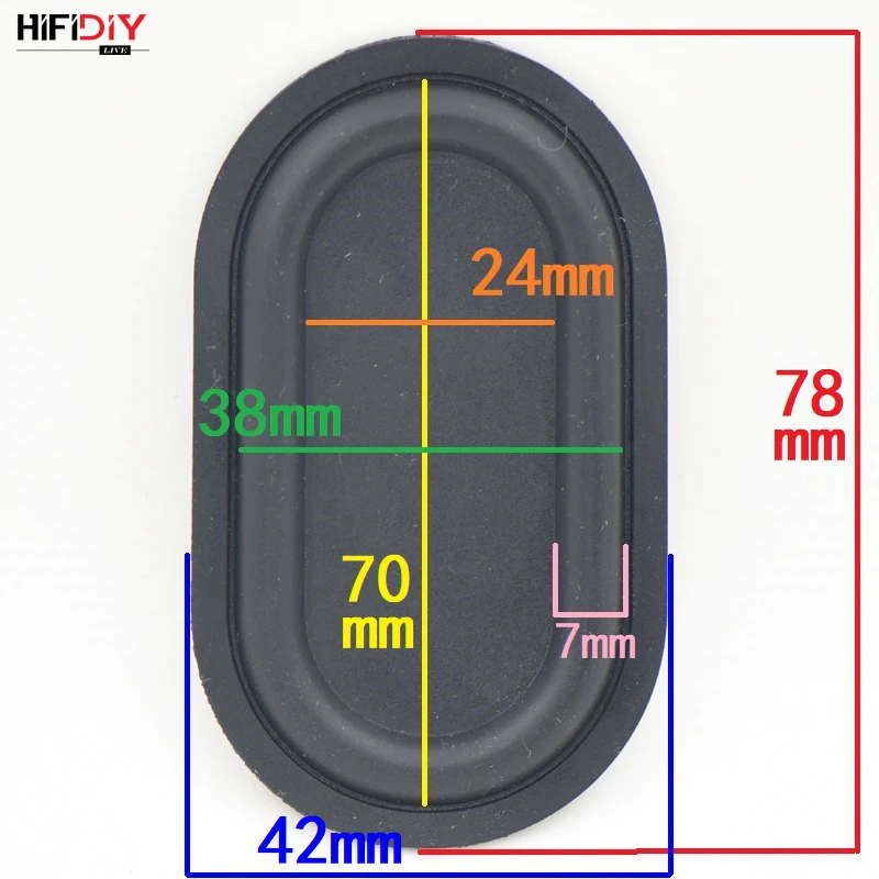 HIFIDIY LIVE 1 шт. бас плата для динамика пассивный радиатор вспомогательный резиновая вибрационная пластина 78 x мм 42 мм