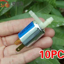 10 шт./лот DC24V электромагнитный клапан мини микро электрический водяной газовый клапан не рекомендуется нормально закрытый(6,5