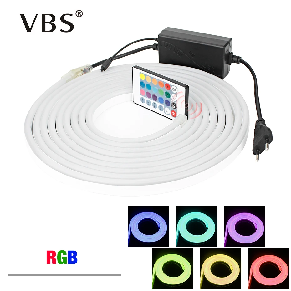 cheap LED Strip Neon Light 1M 2M 3M 5M 10M Flexible Led Strip Lights 220V SMD2835 12W M IP68 Waterproof Christmas Lamp With EU Plug