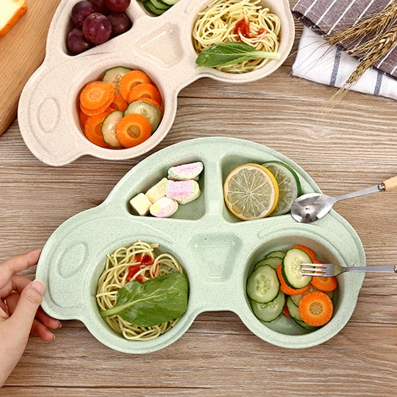 NoEnName-Null Cartoon Car Baby Feeding Dinnerware Wheat Straw Tableware for Baby Kids Dishes ECO-friendly Children Plates NoEnName-Null Cartoon Car Baby Feeding Dinnerware Wheat Straw Tableware for Baby Kids Dishes ECO-friendly Children Plates