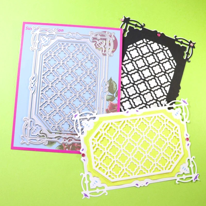 

Surprise Creation Cutting dies 4-Piece Victorial frame Scrapbook DIY Craft Metal Stencil