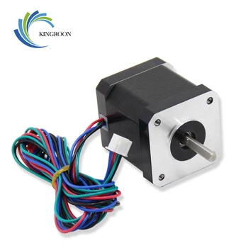 42 Stepper Motor Nema 17 4-Lead 42BYGH 1.7A (17HS4401S) with 4 Pin Dupont Cable Part For CNC XYZ 3D Printers Parts Accessories